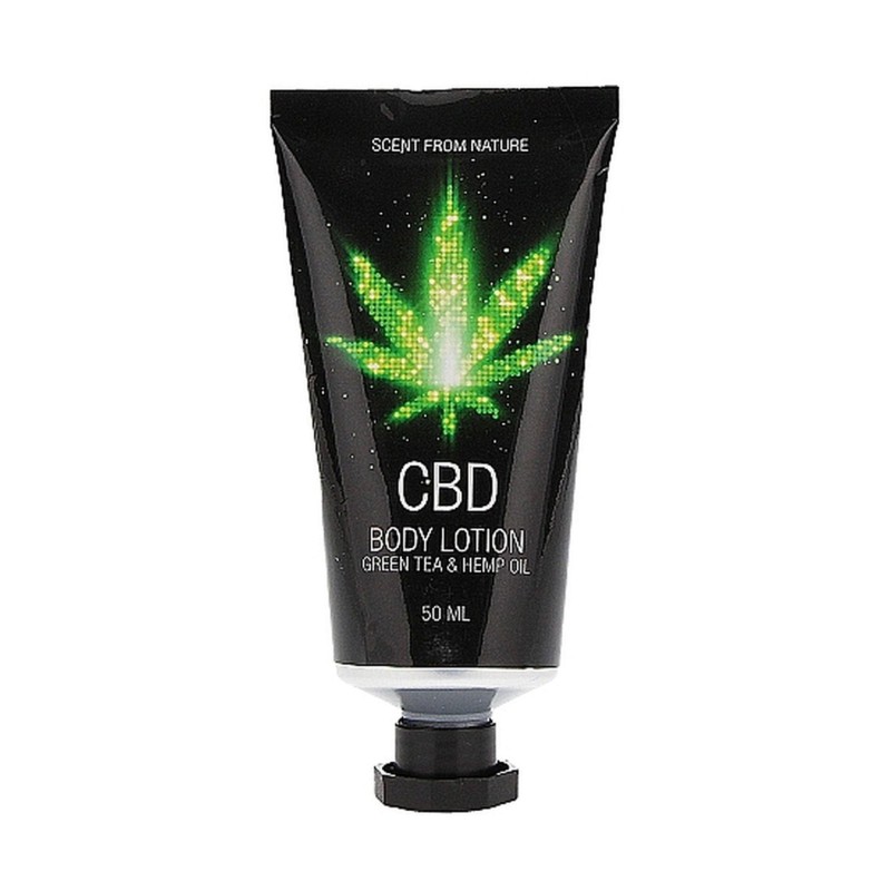 CBD - Bath and Shower - Luxe Travel set - Green Tea Hemp Oil